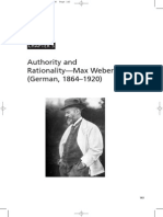 6109 Allen Chapter 5[1] Authority and Rationality Max Weber