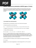 Spontaneous Polarization in BaTiO3