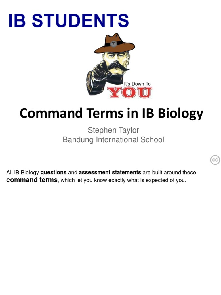 Command Terms in IBDP | Download Free PDF | Photosynthesis | Scientific ...