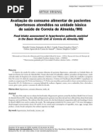 Artigo - Consumo Alimentar de Hipertensos