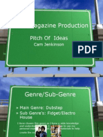 Music Magazine Production: Pitch of Ideas