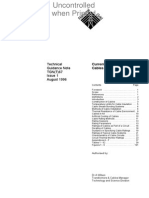 Ratings For Cables PDF