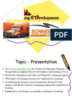 Schneider - Training & Development