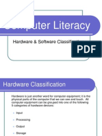 Computer Literacy: Hardware & Software Classification