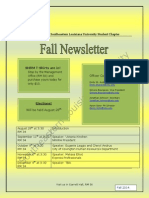 SHRM Newsletter Fall 2014