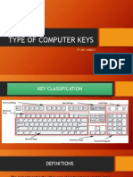 Type of Computer Keys