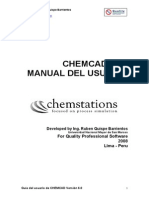 Chemcad 6 - Manual Del Usuario (Enfocado en La Simulacion de Procesos)