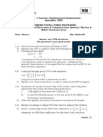 m.tech Advanced Digital Signal Processing 