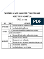 Calendario de Las Elecciones Del Consejo Escolar Del Ies Virgen Del Castillo_pub