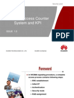 11- OWJ200401 WCDMA Radio Network Access Counter and KPI