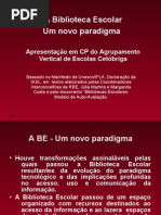 3ª Sessão - I Parte - BE - Um novo paradigma
