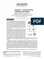 Chemistry of Ni in Urease: Sensing, Trafficking, and Catalysis