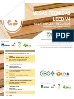 Mesa Técnica #2 - Materiales y Recursos LEED Versión 4 - GBC Chile