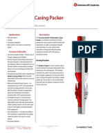 G Retrievable Packer Technical Datasheet