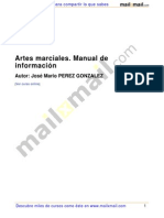 Artes Marciales Manual Informacion