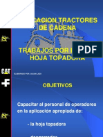 Curso Aplicacion Bulldozer Empuje Hoja Topadora