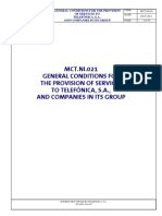 MCT - Ni.021 General Conditions For Providing Services - June 2011