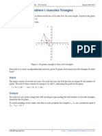 Problem I: Isosceles Triangles: Input