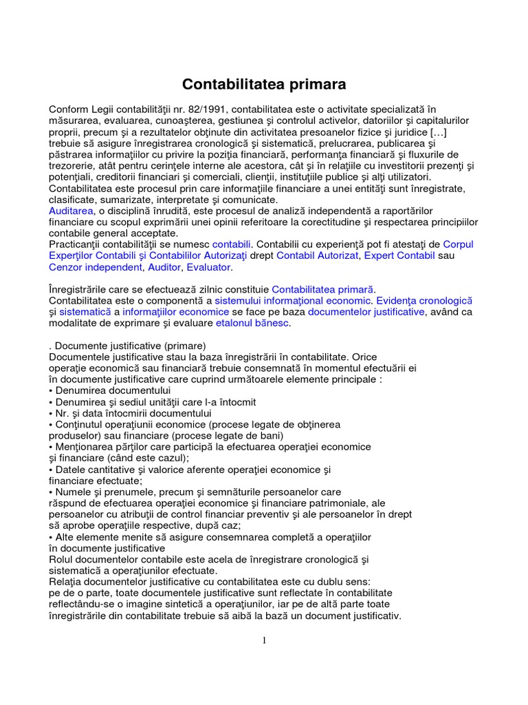 Contabilitate | PDF
