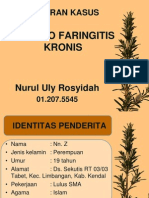 Uly Ppt Tht Tonsilitis Kronis