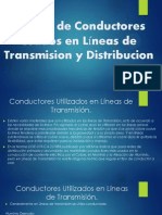 Estudio de Conductores Usados en Líneas de Transmision