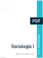 Guía Didáctica Sociologia I PDF