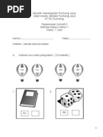 soalan ujian Bahasa Melayu prasekolah