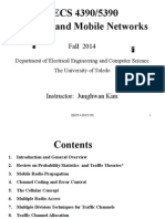 EECS 4390/5390 Wireless and Mobile Networks: Fall 2014