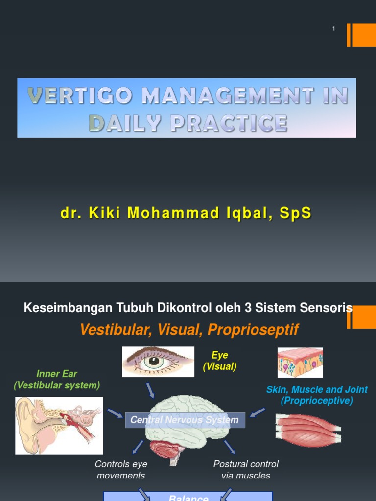 Management Strategies for Vertigo | PDF | Vertigo | Human Head And Neck