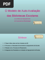 powerpoint Modelo de Auto-Avalição