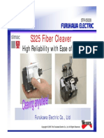 S325 Fiber Cleaver: High Reliability With Ease of Use