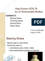 Lecture 2 Bearing and Punching Stress, Strain