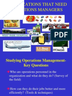 Organizations That Need Operations Managers