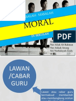 Masalah Masalah Moral Di Sekolah