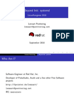 Beyond Init: Systemd: Linuxkongress 2010