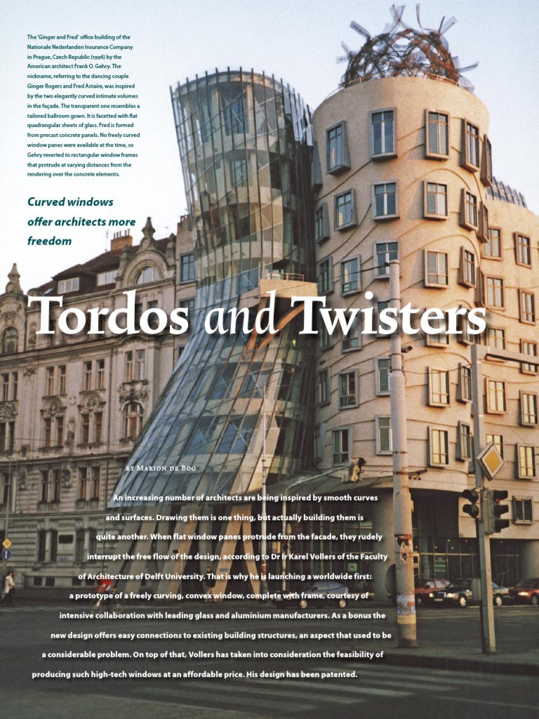 Curved Facades: Innovations in Design | PDF | Window | Glasses