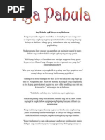 Mga Pabula | PDF