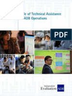 Thematic Evaluation Study: Role of Technical Assistance in ADB