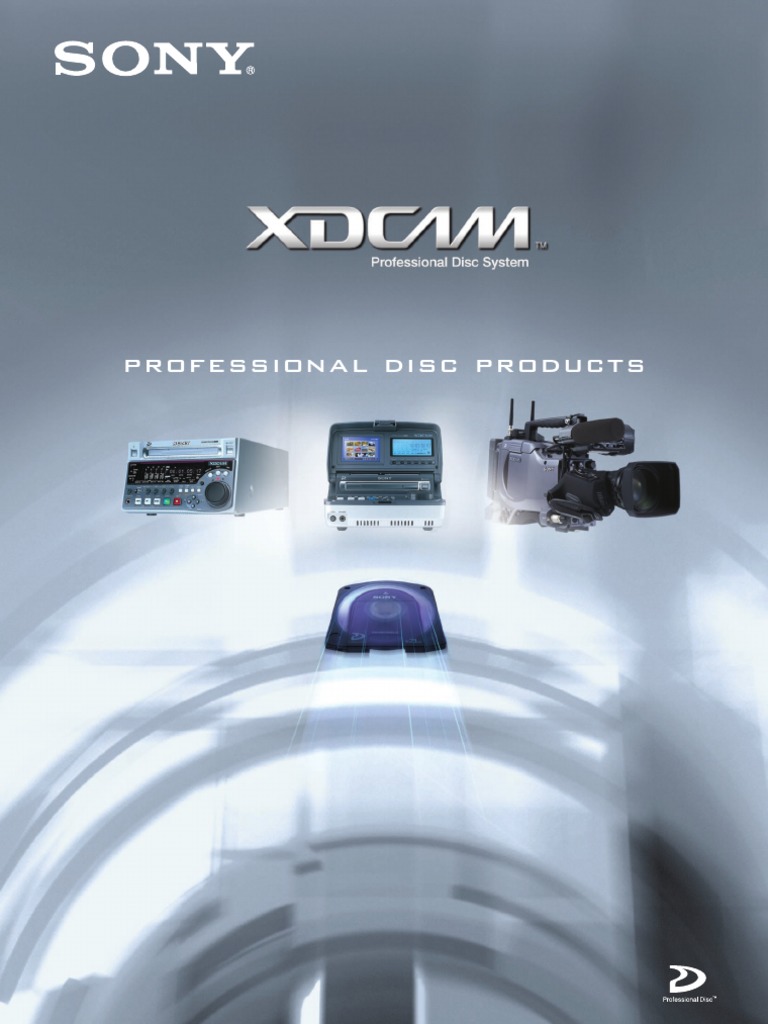 Sony Xdcam | PDF | Compact Disc | Film And Video Technology