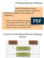 The Process of Human Resource Planning
