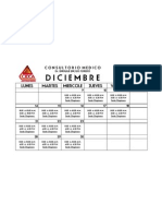 Horario Medico Mensual Dic2009