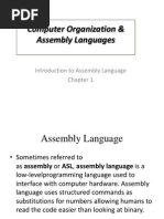 Introduction To Assembly Language (Chapter 1)