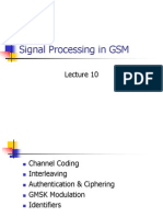 Signal Processing in GSM