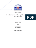 Role of It in Rural Himachal 120630043019 Phpapp02 PDF