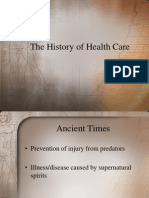 history of health care