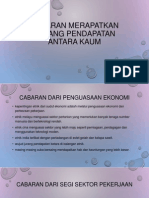 Cabaran Merapatkan Jurang Pendapatan Antara Kaum