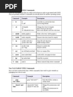 Essential Unix Commands