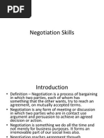 Negotiation Skills