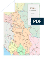 Mapa de Serbia