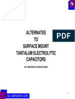 Alternates TO Surface Mount Tantalum Electrolytic Capacitors